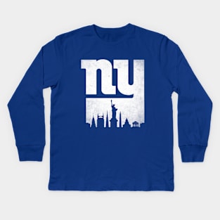 New York Giants Football Kids Long Sleeve T-Shirt